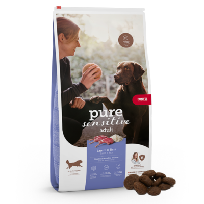 mera pure sensitive Lamm & Reis für nahrungssensible Hunde