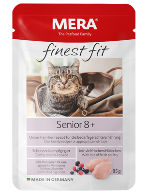 MERA finest fit Senior 8+ Nassfutter für ältere Katzen