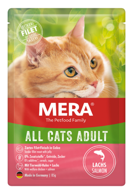 MERA Cats All Cats Adult Nassfutter Mit Lachs MERA Cats All Cats Adult Nassfutter Mit Lachs
