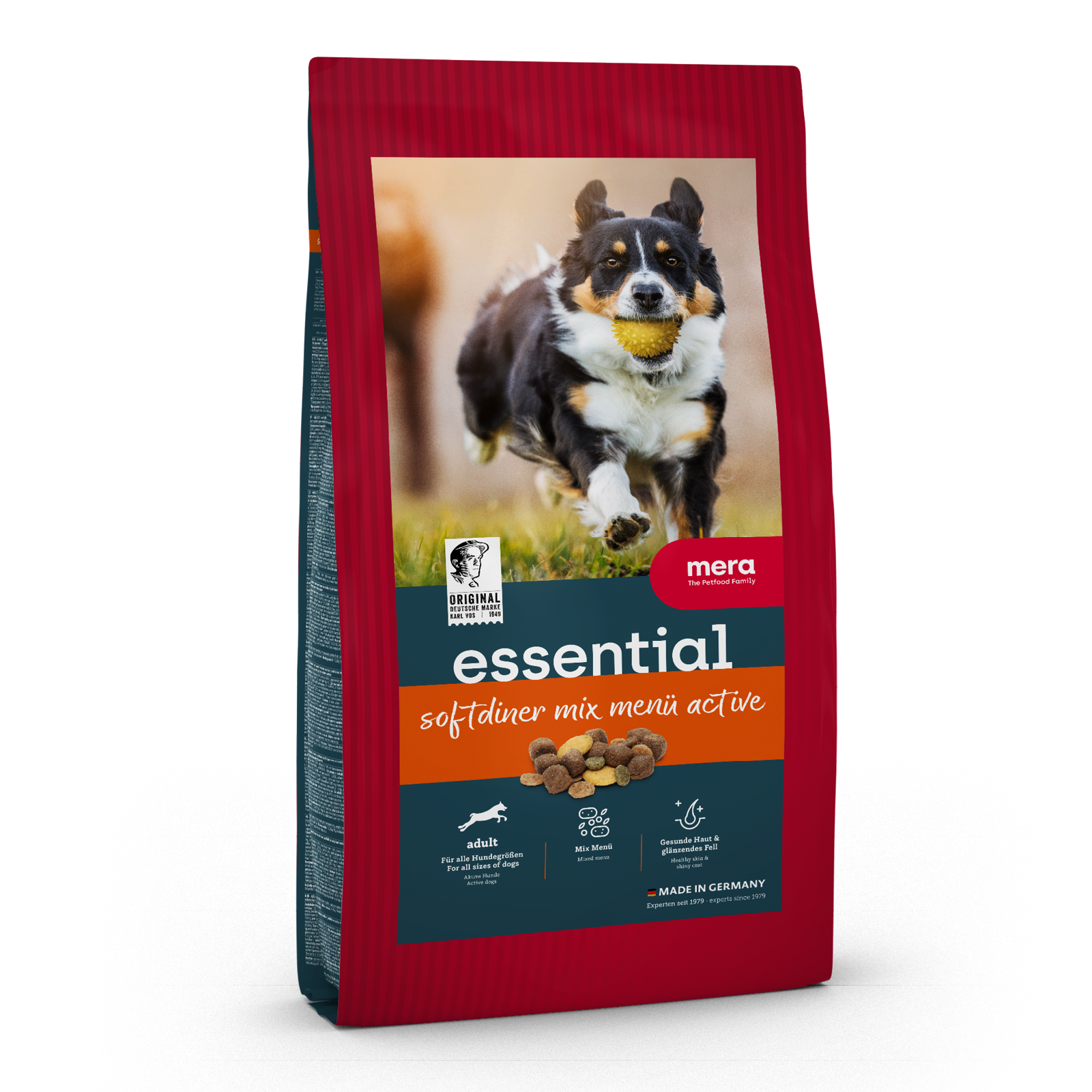 mera essential softdiner Das Mix-Menü für Hunde mit erhöhtem Aktivitätsniveau